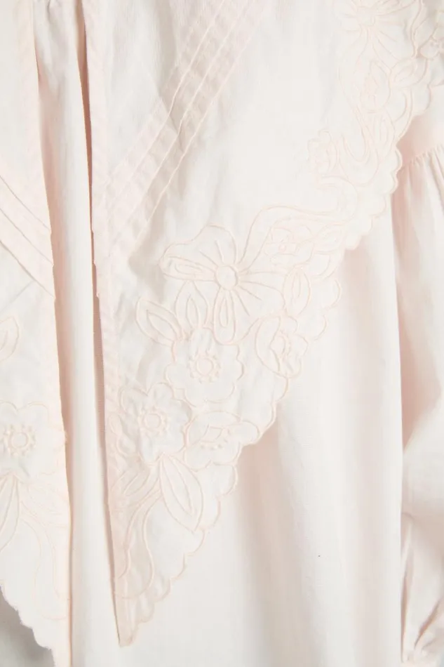 Women Occasion Wear Damson Madder Embroidered Candy Blouse 8211 Pink