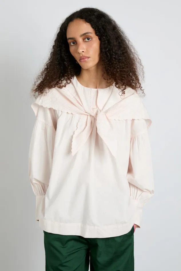 Women Occasion Wear Damson Madder Embroidered Candy Blouse 8211 Pink