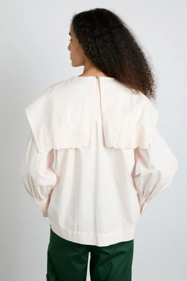 Women Occasion Wear Damson Madder Embroidered Candy Blouse 8211 Pink