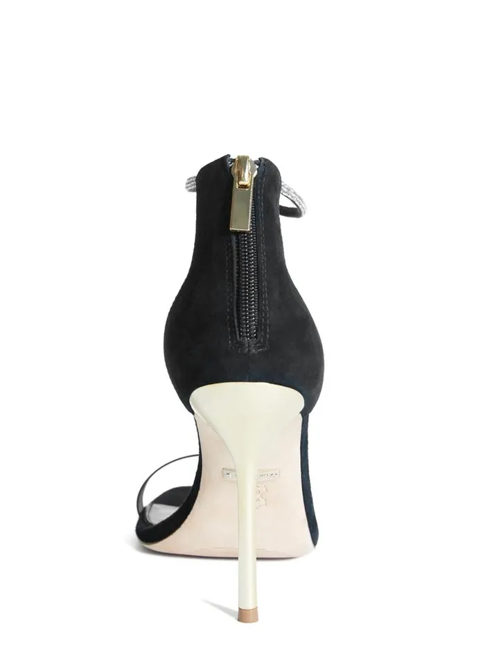 Women Olivia Embellished Heeled Sandal Black Snakeskin Marciano Shoes Women Olivia Embellished Heeled Sandal Black Snakeskin Marciano Shoes