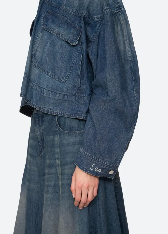 Women Outerwear Sea New York Amari Shirt Jacket Blue