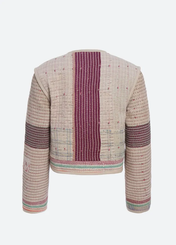 Women Outerwear Sea New York Kantha Jacket Coral