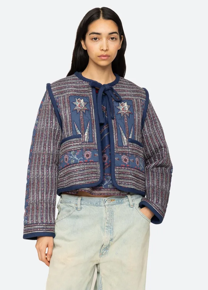 Women Outerwear Sea New York Valeria Quilted Jacket Navy