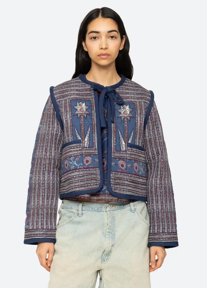 Women Outerwear Sea New York Valeria Quilted Jacket Navy