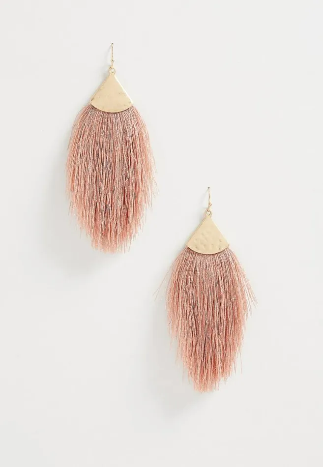 Women Oversized Fringe Earrings Maurices Jewelry