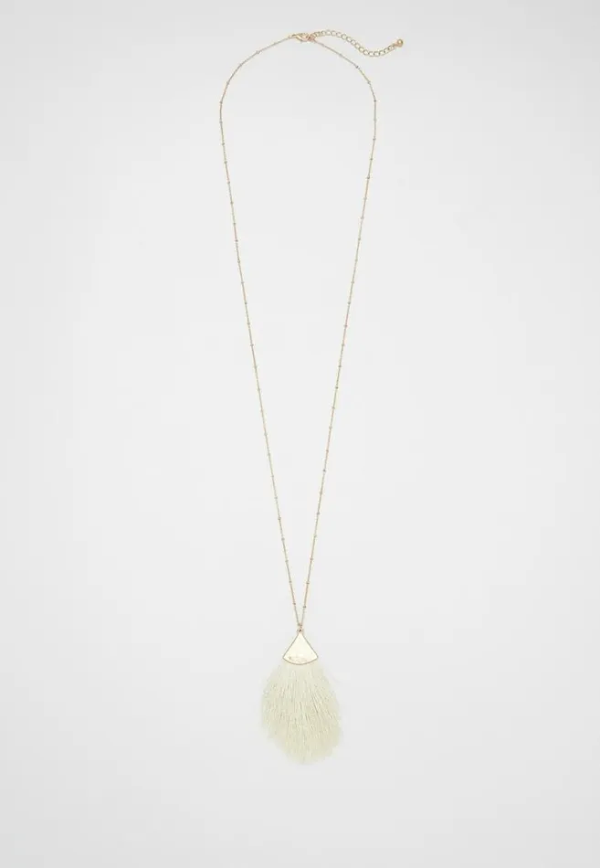 Women Oversized Fringe Pendant Necklace Maurices Jewelry