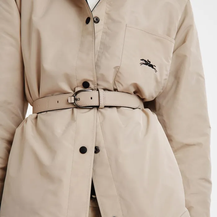 Women Padded Blouson BlackPaper Longchamp Coats and Jackets