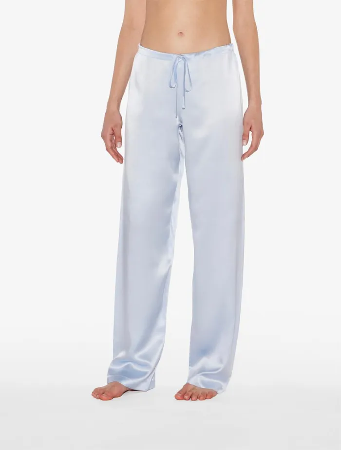 Women Pajamas La Perla Azure Silk Pajama Set