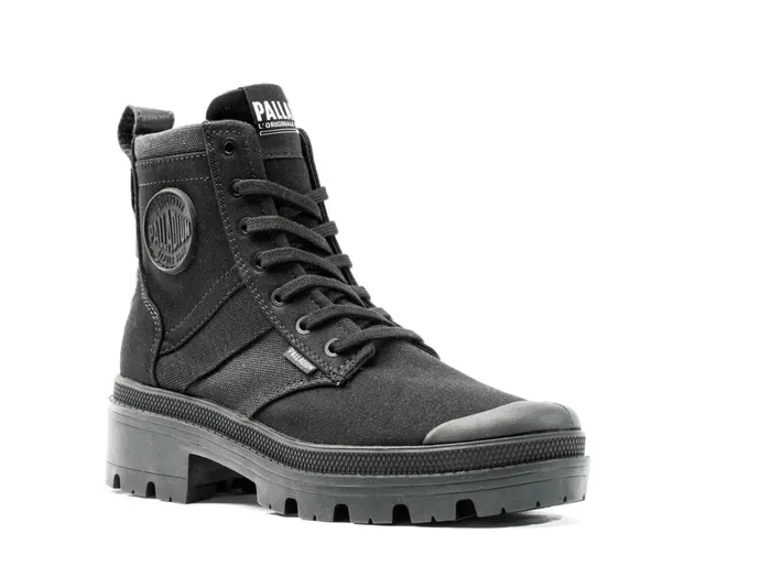 Women PALLABASE HI ARMY Palladium Boots