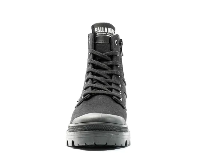 Women PALLABASE HI ARMY Palladium Heel Boots