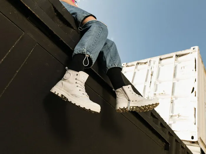 Women PAMPA ZIP DESERTWASH Palladium Boots