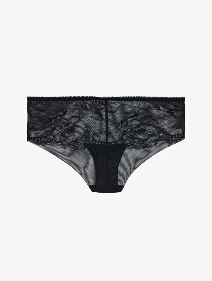 Women Panties La Perla Black Lace Boyshort Brief