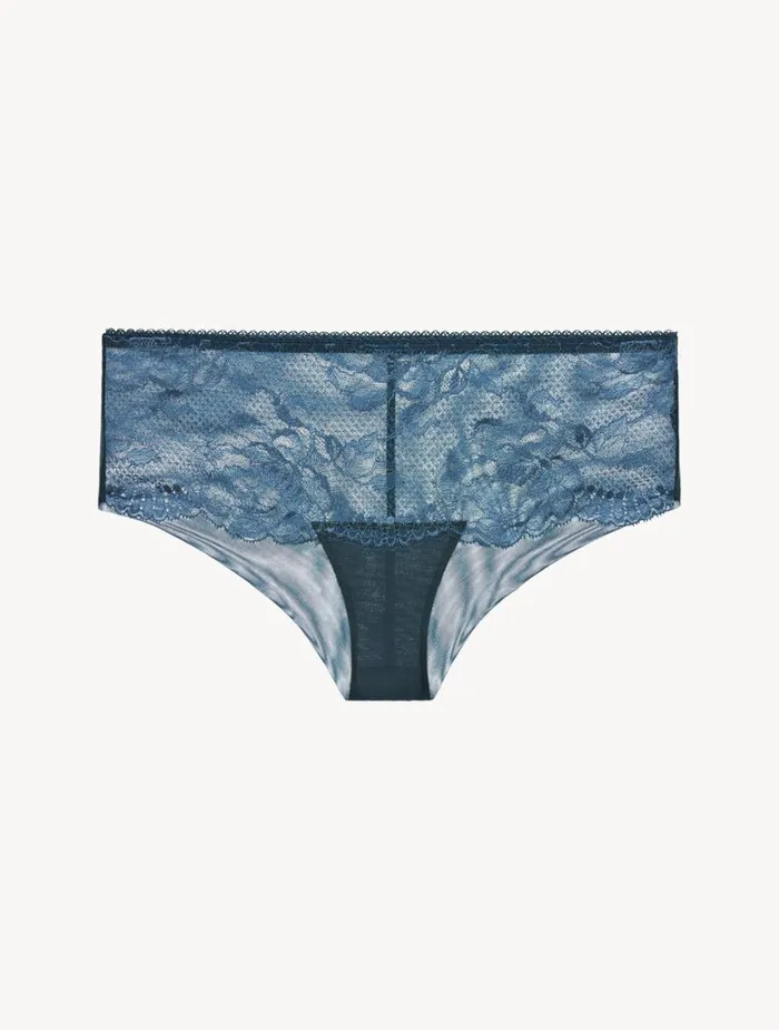 Women Panties La Perla Dark Blue Lace Boyshort Brief