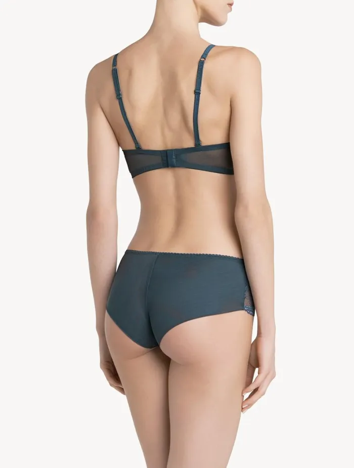 Women Panties La Perla Dark Blue Lace Boyshort Brief