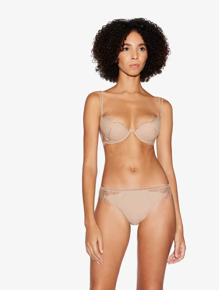 Women Panties La Perla Lace Brazilian Briefs In Oak Blush