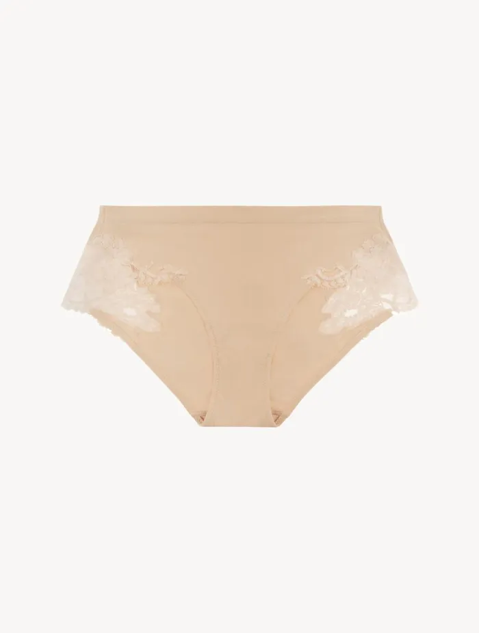 Women Panties La Perla Nude Cotton Midrise Briefs