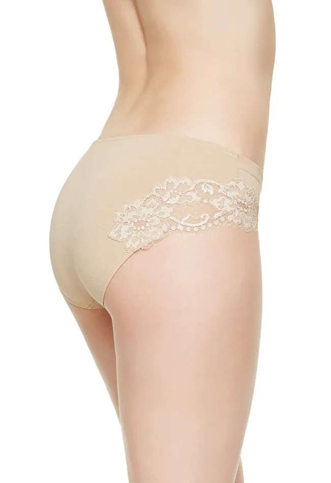 Women Panties La Perla Nude Cotton Midrise Briefs