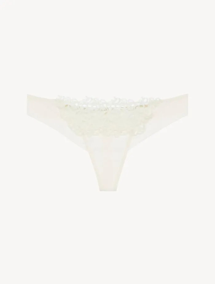 Women Panties La Perla Offwhite Thong With Macram