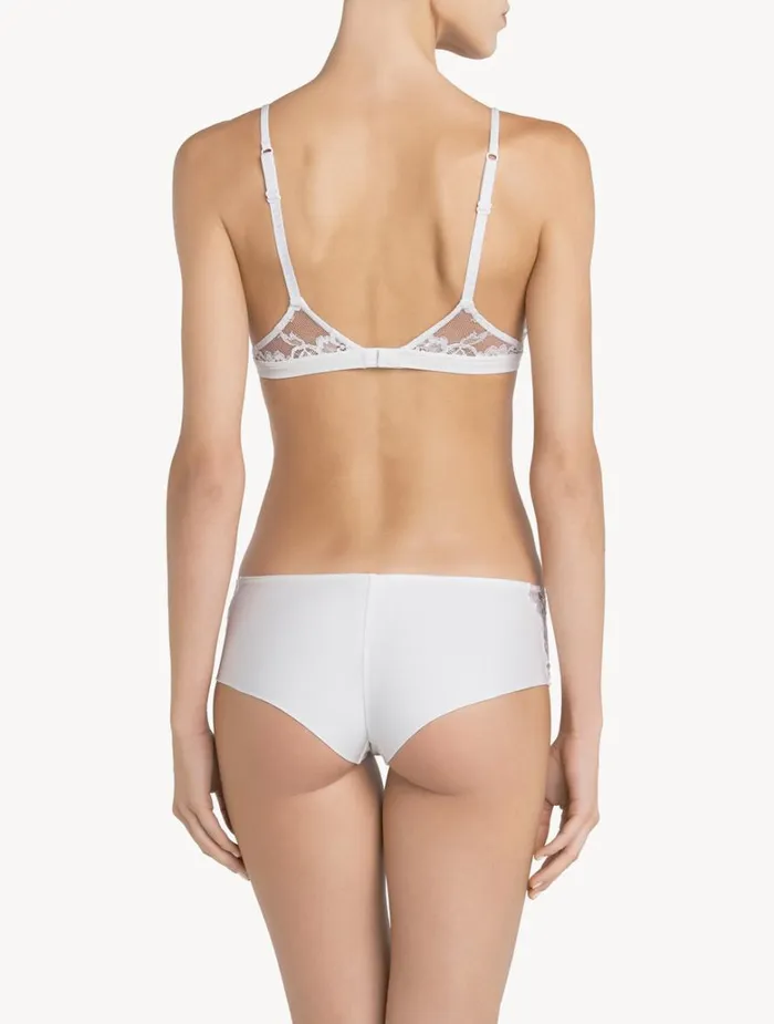 Women Panties La Perla White Cotton Hipster Briefs