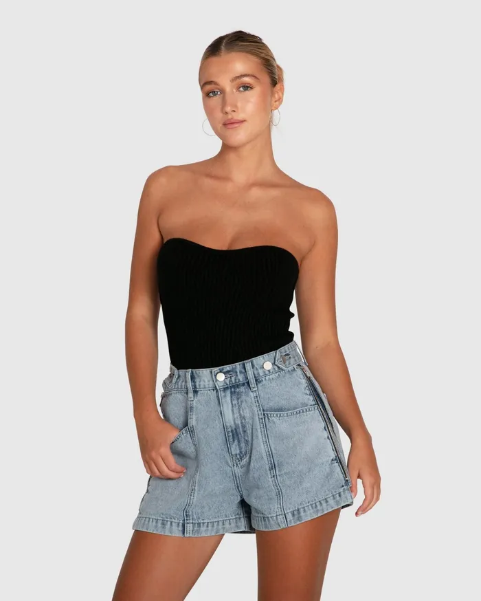 Women Pants and Skirts Belle and Bloom Bring The Heat Denim Shorts 8211 Stonewash Women Pants and Skirts Belle and Bloom Bring The Heat Denim Shorts 8211 Stonewash