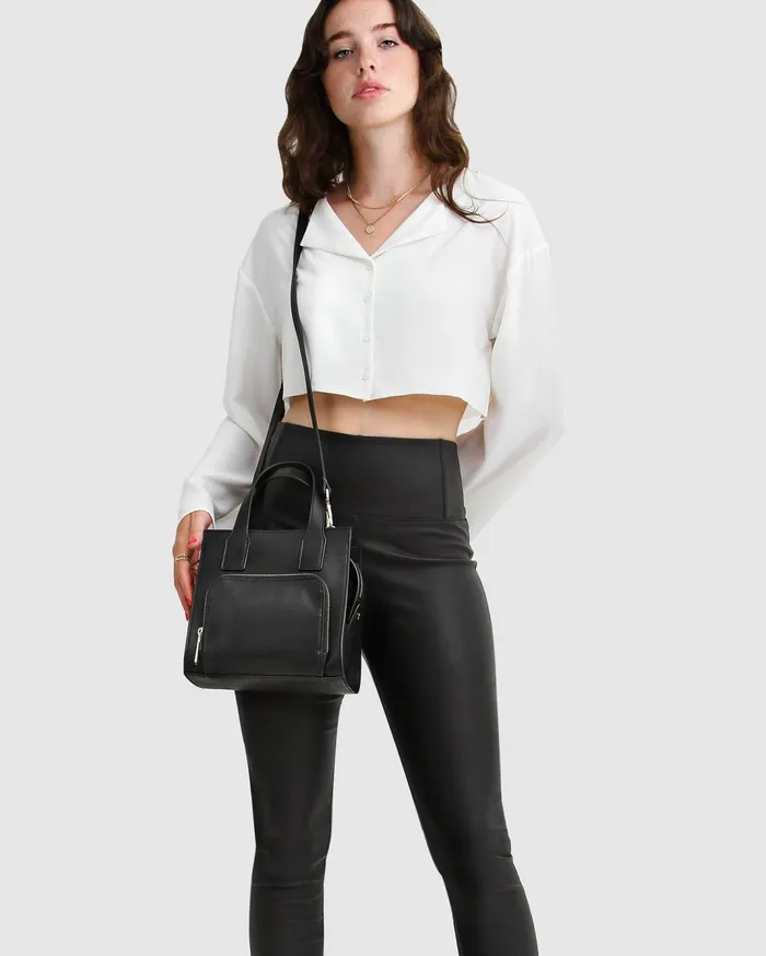 Women Pants and Skirts Belle and Bloom City Slicker Coated Legging 8211 Black