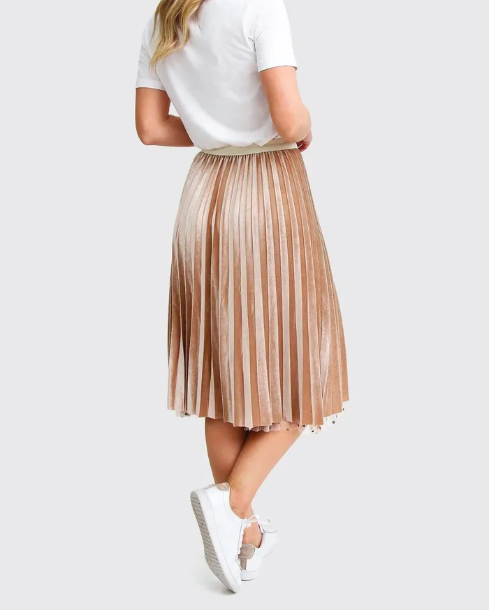 Women Pants and Skirts Belle and Bloom Mixed Feeling Reversible Skirt 8211 Beige