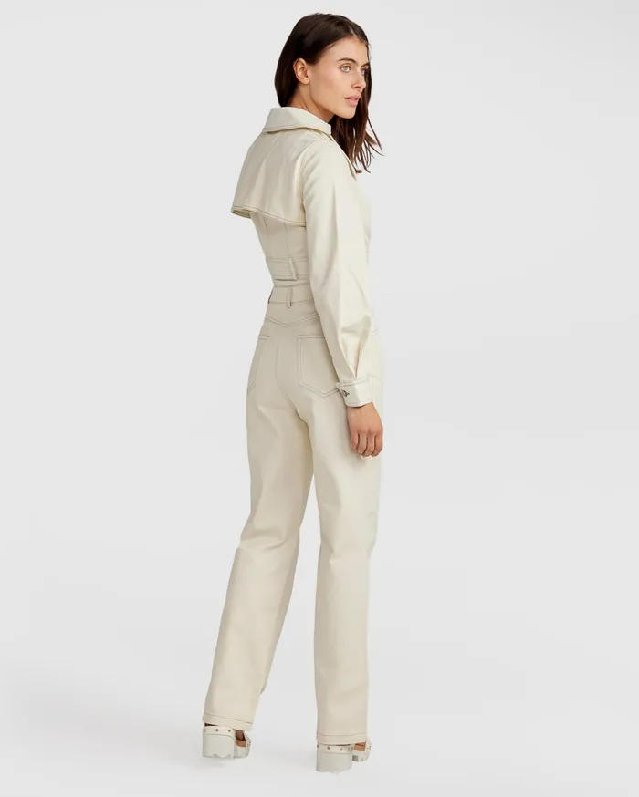 Women Pants and Skirts Belle and Bloom Obsessed Straight Leg Pant 8211 Ivory