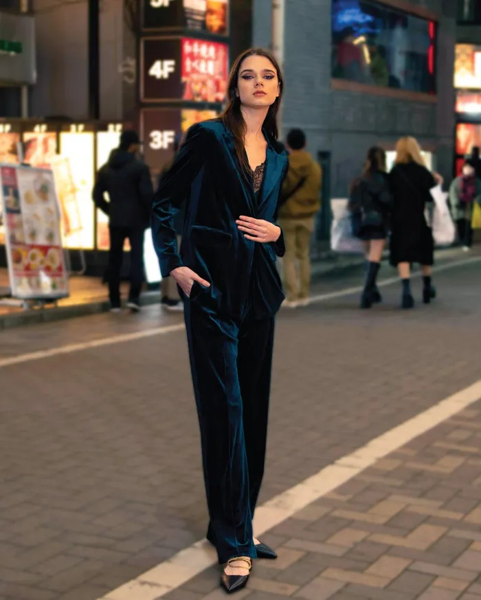 Women Pants and Skirts Belle and Bloom Reverie Velvet Pant 8211 Dark Teal