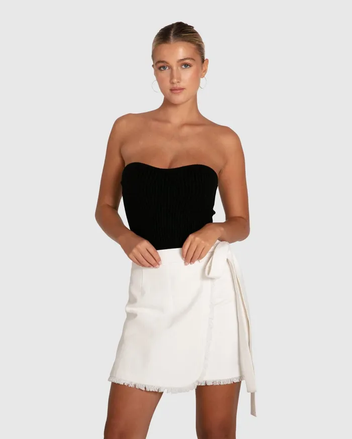 Women Pants and Skirts Belle and Bloom There She Goes Frayed Edge Skirt 8211 Cream Women Pants and Skirts Belle and Bloom There She Goes Frayed Edge Skirt 8211 Cream