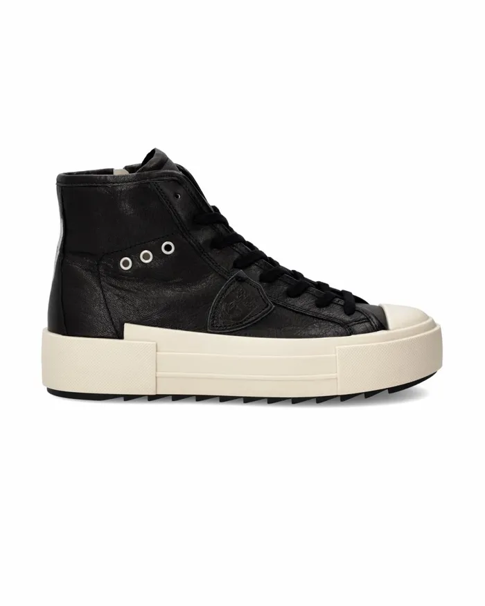 Women Paris Haute Sneakers Black Shoes PM Philippe Model Paris Casual