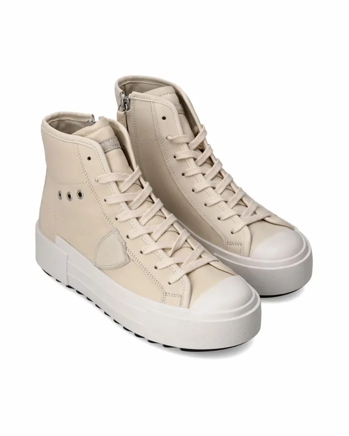 Women Paris Haute Sneakers White Shoes For Woman Philippe Model Paris Casual