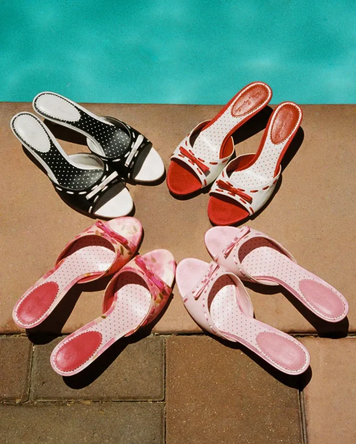 Women Paulina Bow Heels Nana Jacqueline Shoes