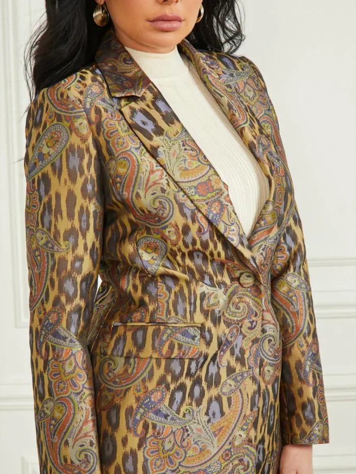 Women Phoenix Rising Jacquard Blazer Phoenix Rising Jacquard Marciano Jackets Women Phoenix Rising Jacquard Blazer Phoenix Rising Jacquard Marciano Jackets