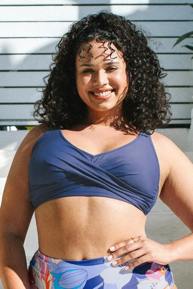 Women Plus Size and Curve Bikinis Cupshe Santorini Solid Wrap Front Bralette Plus Size Bikini Top Multicolor Women Plus Size and Curve Bikinis Cupshe Santorini Solid Wrap Front Bralette Plus Size Bikini Top Multicolor
