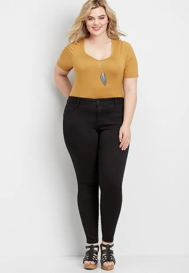 Women Plus Size Denimflex Color Jegging Maurices Plus Jeans