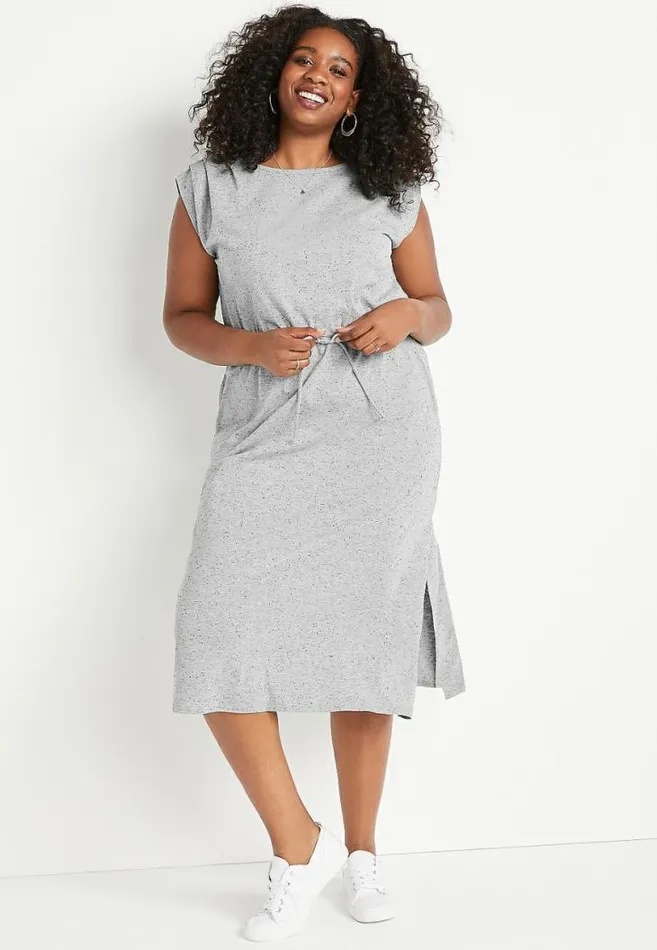 Women Plus Size Gray 247 Boyfriend Midi Dress Maurices Plus Dresses and Jumpsuits Women Plus Size Gray 247 Boyfriend Midi Dress Maurices Plus Dresses and Jumpsuits