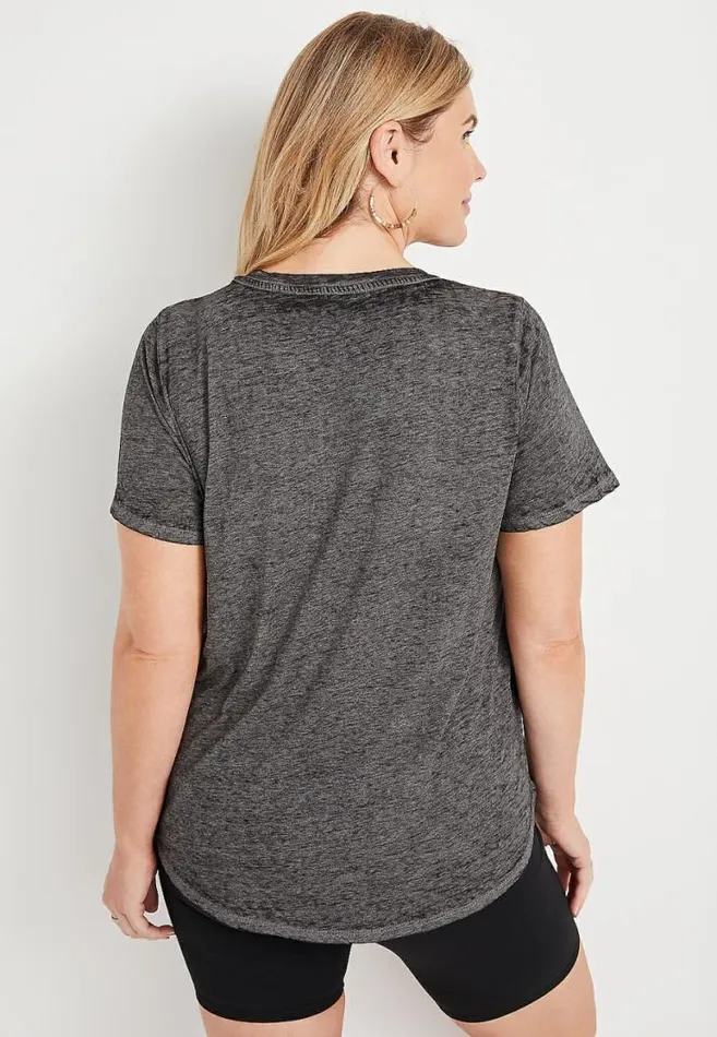 Women Plus Size Gray Rocky Mountain Graphic Tee Maurices Plus Tops