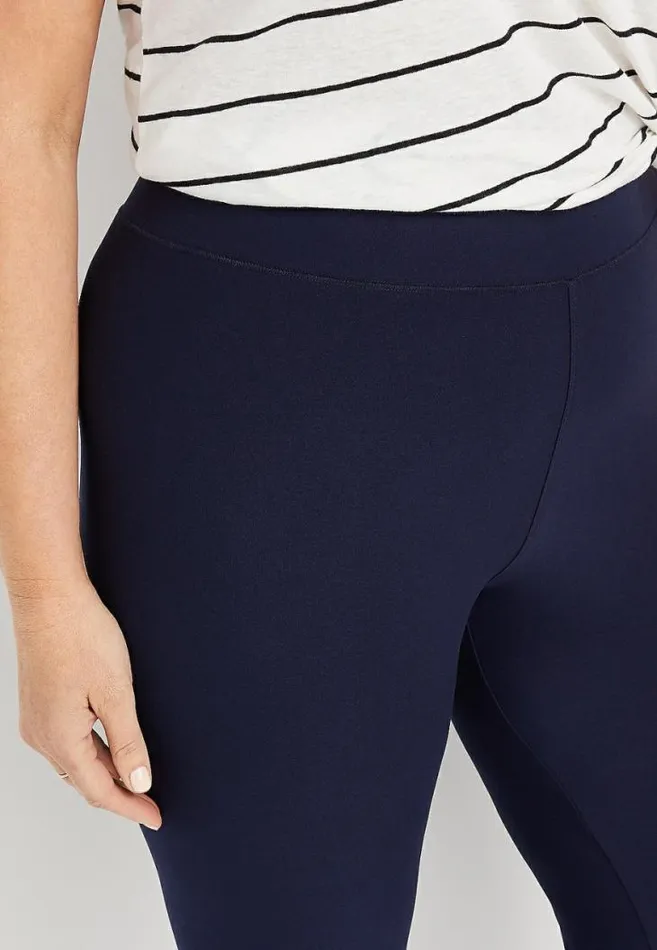 Women Plus Size High Rise Navy Ultra Soft Legging Maurices Plus Bottoms