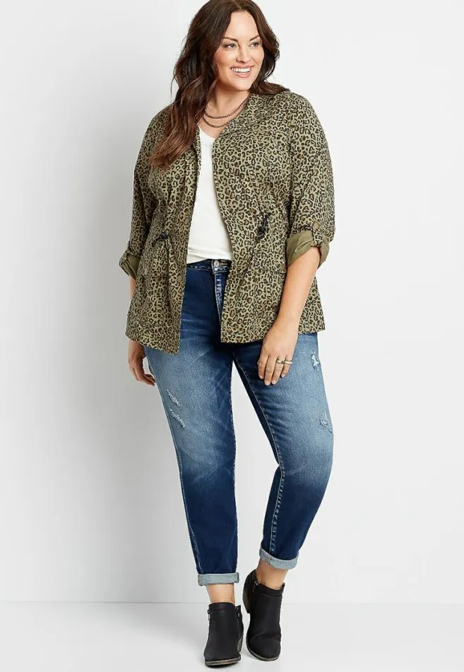 Women Plus Size Kancan High Rise Dark Wash Skinny Jean Maurices Plus Jeans