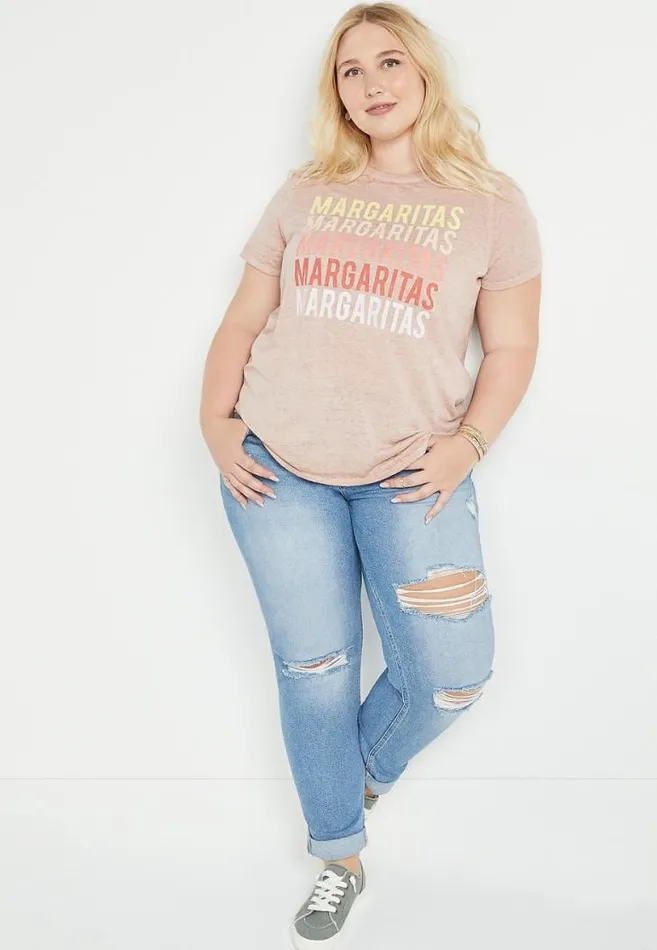 Women Plus Size Margaritas Graphic Tee Maurices Plus Tops