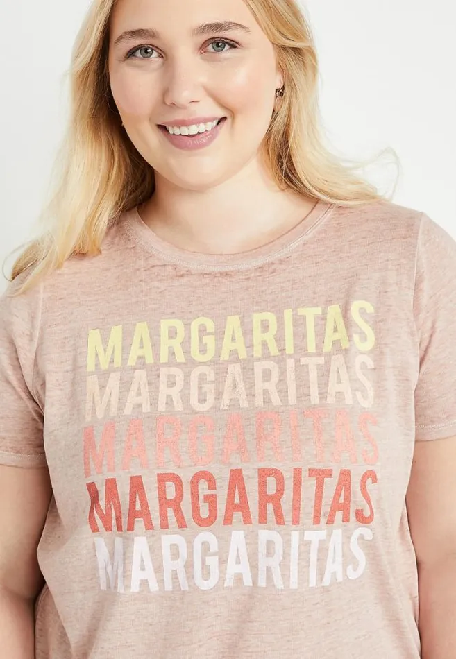 Women Plus Size Margaritas Graphic Tee Maurices Plus Tops
