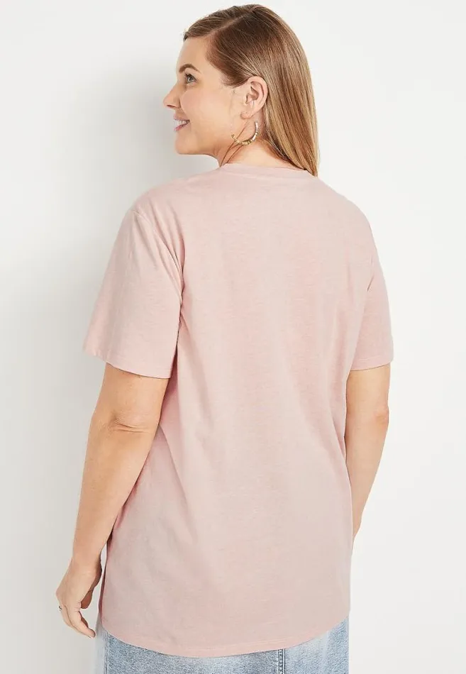 Women Plus Size Pink Grand Canyon Oversized Graphic Tee Maurices Plus Tops