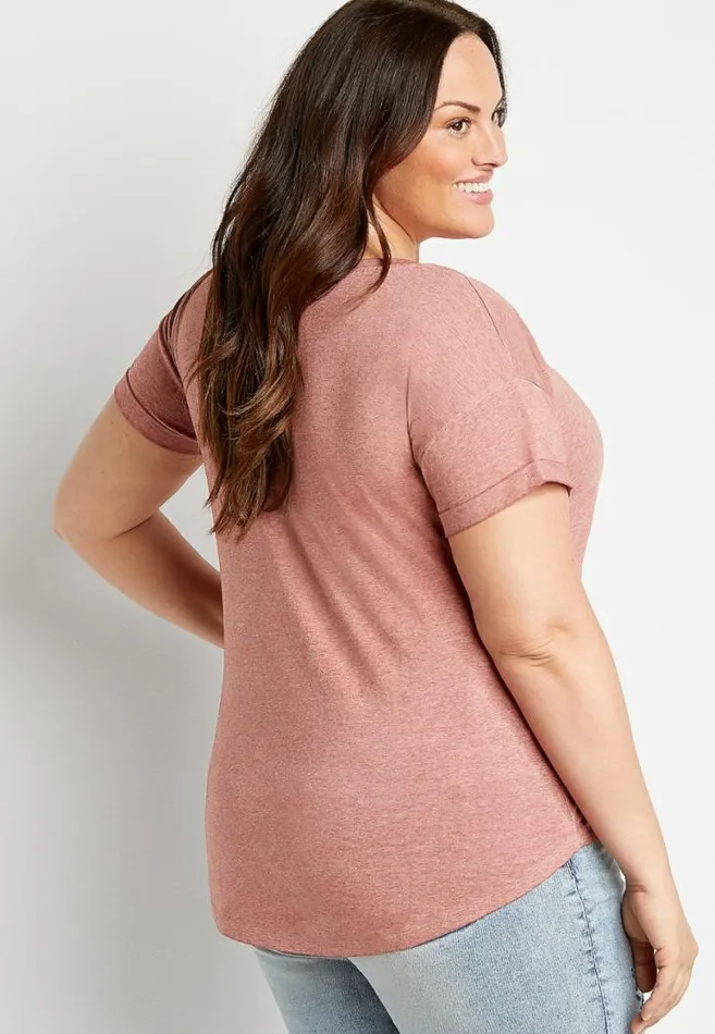 Women Plus Size Social Butterfly Graphic Tee Maurices Plus Tops