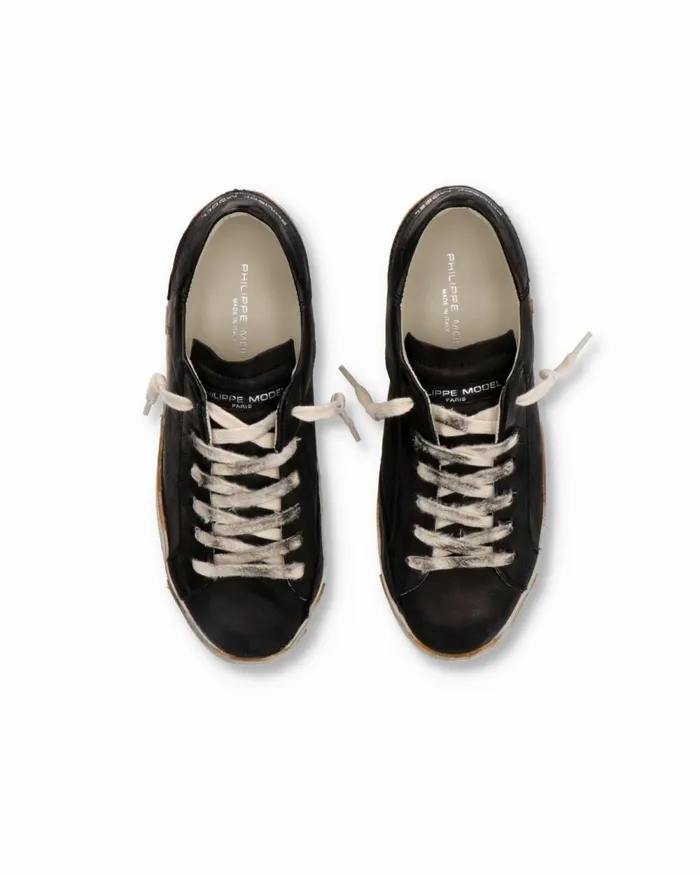Women Prsx Sneakers Black Shoes For Woman Philippe Model Paris Casual