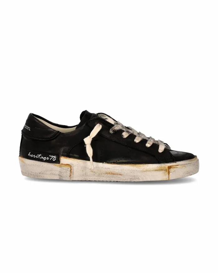 Women Prsx Sneakers Black Shoes For Woman Philippe Model Paris Casual