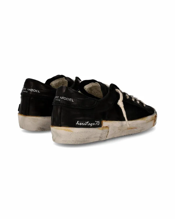 Women Prsx Sneakers Black Shoes For Woman Philippe Model Paris Casual
