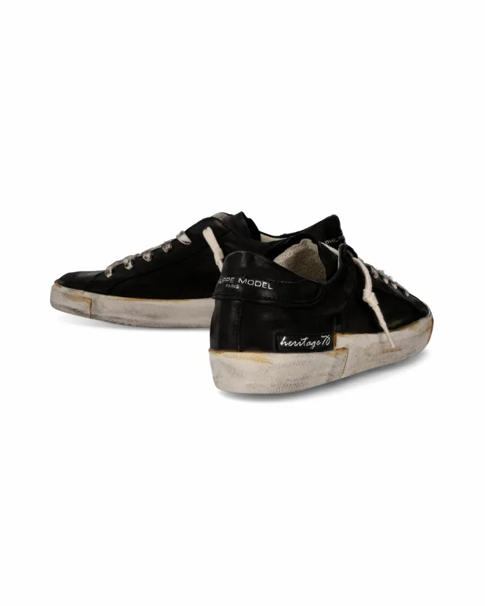 Women Prsx Sneakers Black Shoes For Woman Philippe Model Paris Casual