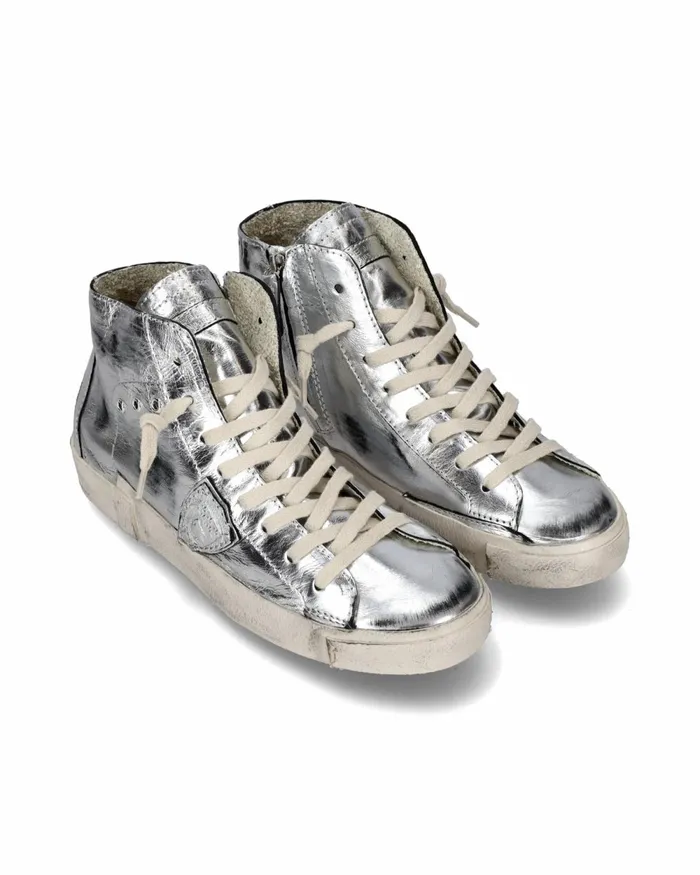 Women Prsx Sneakers Silver Casual Shoes Paris Philippe Model Paris Casual