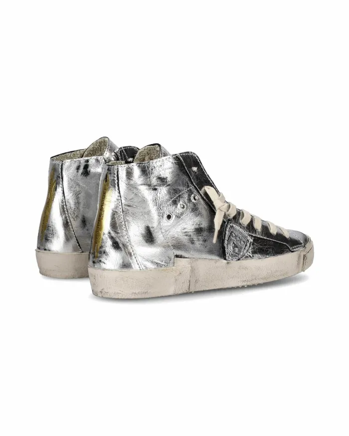 Women Prsx Sneakers Silver Casual Shoes Paris Philippe Model Paris Casual