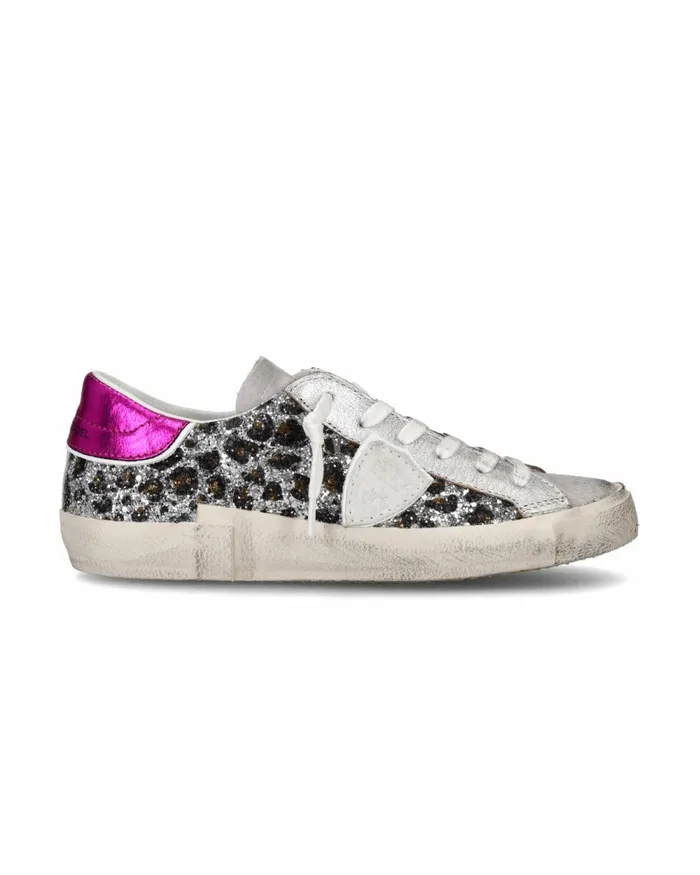 Women Prsx Sneakers Silver Shoes Paris Philippe Model Paris Casual